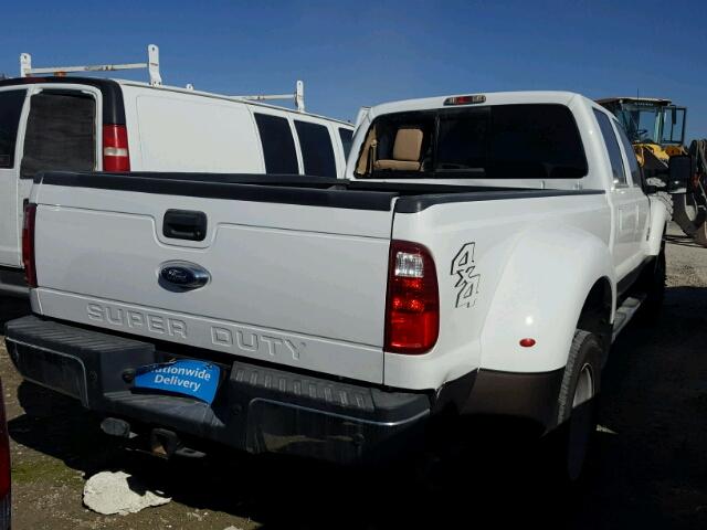 1FT8W4DT1FEB93980 - 2015 FORD F450 SUPER WHITE photo 4