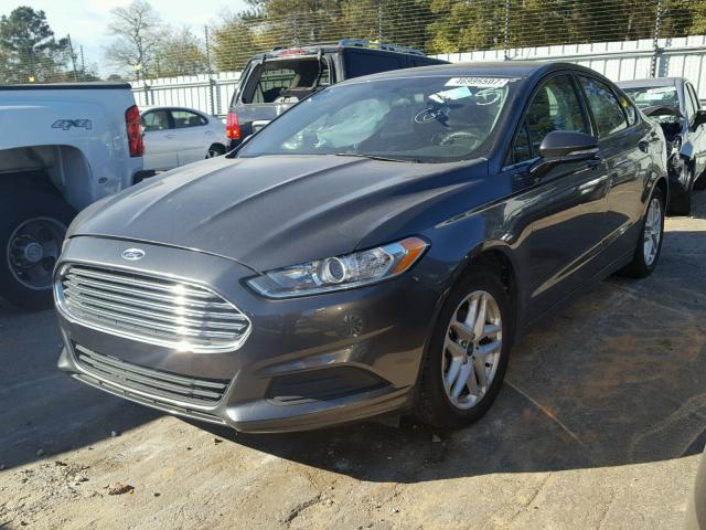 1FA6P0H72G5113913 - 2016 FORD FUSION SE GRAY photo 2