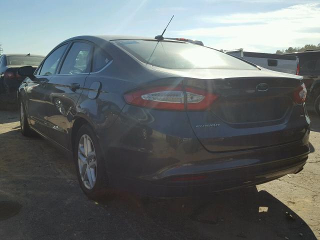 1FA6P0H72G5113913 - 2016 FORD FUSION SE GRAY photo 3