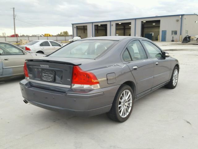 YV1RS547182693242 - 2008 VOLVO S60 T5 GRAY photo 4