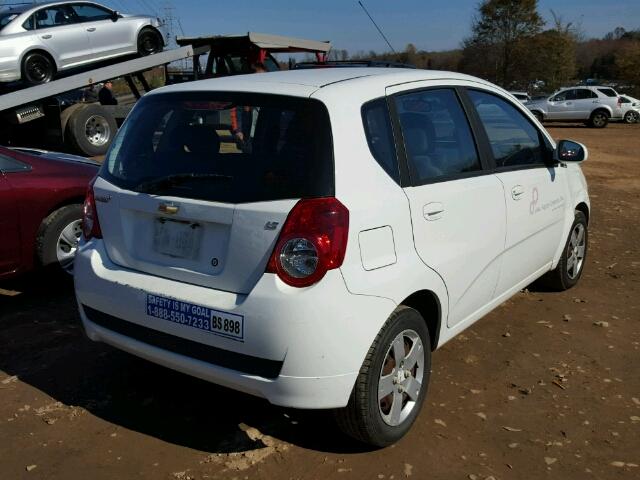 KL1TD6DE9BB248644 - 2011 CHEVROLET AVEO LS 白色 照片 4