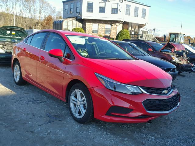 1G1BE5SM2G7311382 - 2016 CHEVROLET CRUZE LT RED photo 1