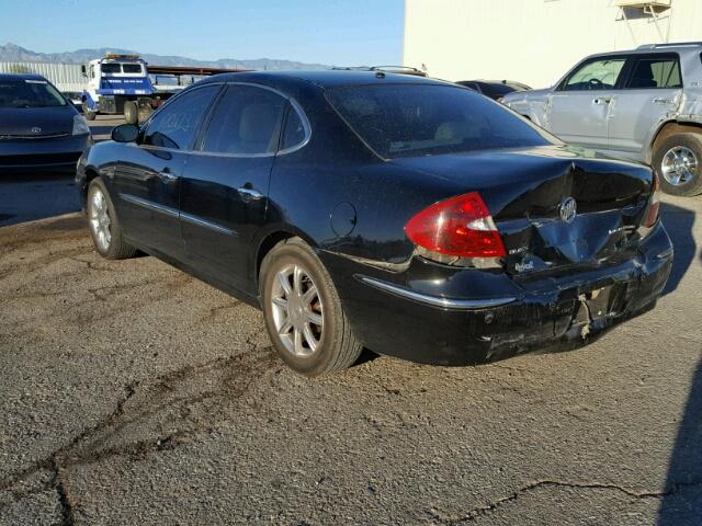 2G4WE567951233749 - 2005 BUICK LACROSSE C BLACK photo 3