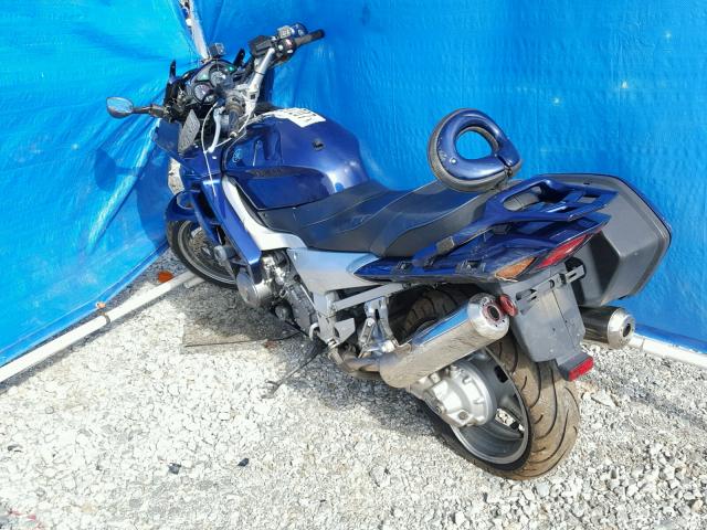 JYARP07E35A002746 - 2005 YAMAHA FJR1300 BLUE photo 3