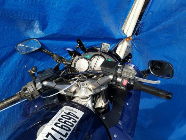 JYARP07E35A002746 - 2005 YAMAHA FJR1300 BLUE photo 5