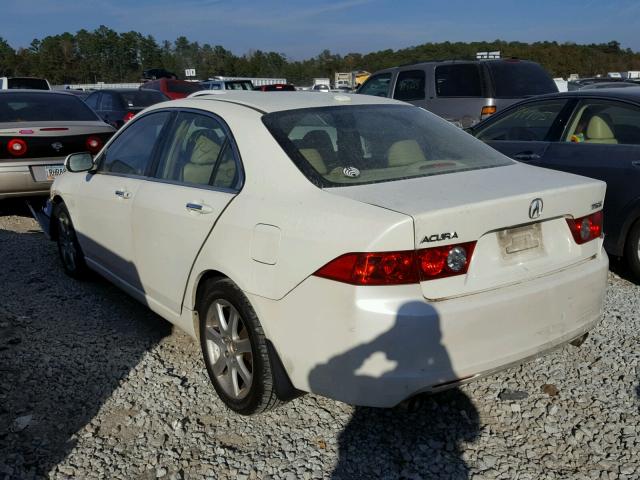 JH4CL96955C035667 - 2005 ACURA TSX WHITE photo 3