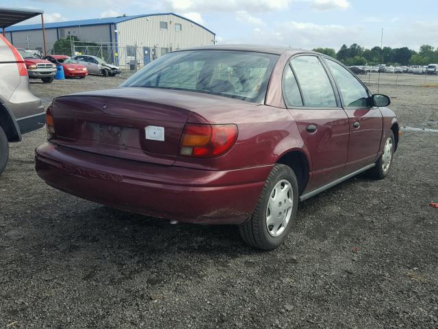 1G8ZH52872Z303091 - 2002 SATURN SL1 MAROON photo 4