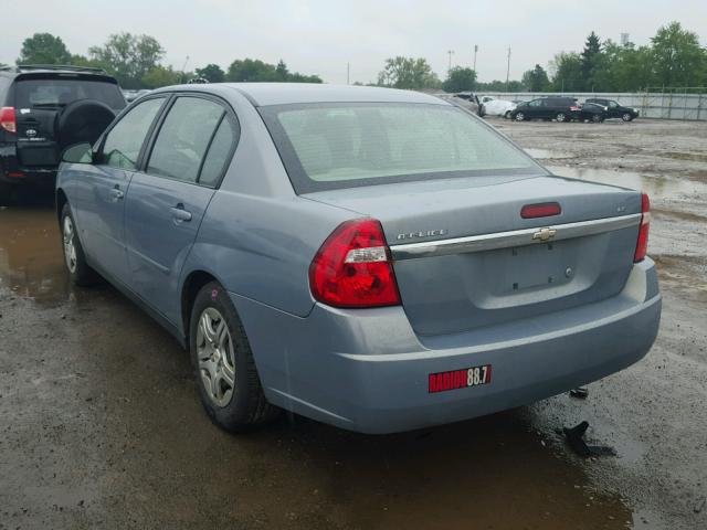 1G1ZS57F57F284833 - 2007 CHEVROLET MALIBU LS Mavi foto 3