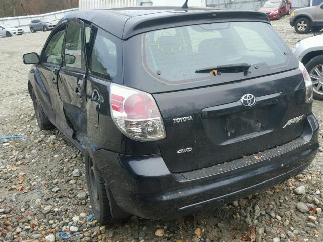 2T1LR32E95C365870 - 2005 TOYOTA COROLLA MA BLACK photo 3