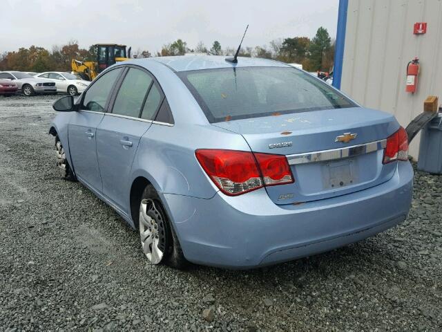 1G1PC5SH5C7126221 - 2012 CHEVROLET CRUZE LS BLUE photo 3