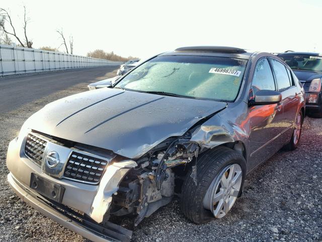 1N4BA41E74C879899 - 2004 NISSAN MAXIMA SE GRAY photo 2