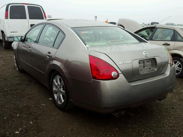 1N4BA41E74C879899 - 2004 NISSAN MAXIMA SE GRAY photo 3