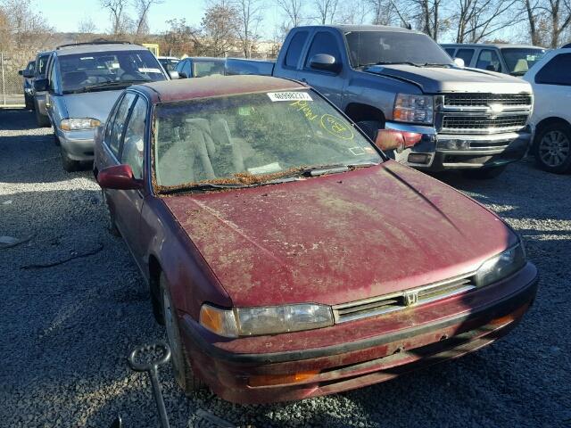 1HGCB7654NA202460 - 1992 HONDA ACCORD LX RED photo 1