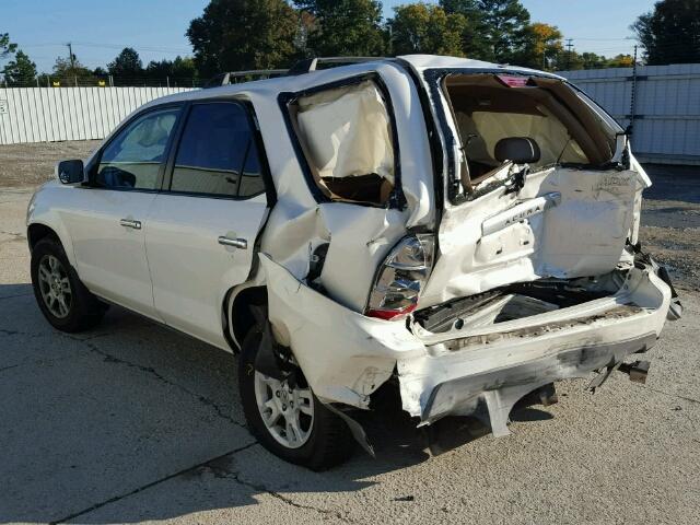 2HNYD18655H506331 - 2005 ACURA MDX TOURIN WHITE photo 3