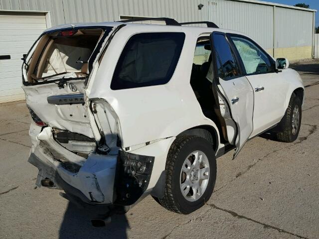 2HNYD18655H506331 - 2005 ACURA MDX TOURIN WHITE photo 4