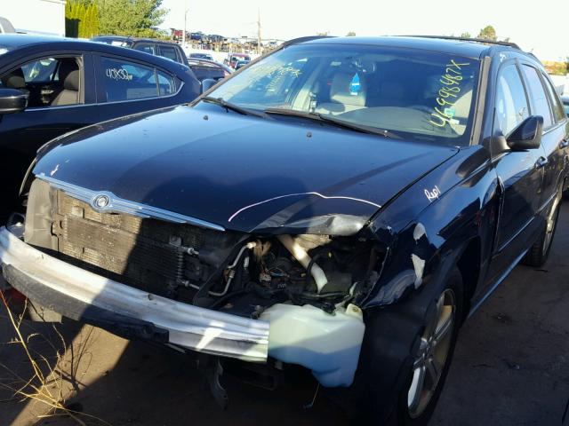 2A8GF78406R638852 - 2006 CHRYSLER PACIFICA L BLACK photo 2