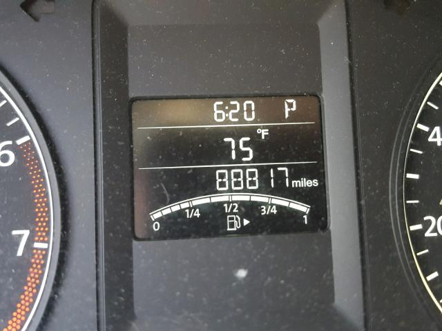 3VW2K7AJ9BM334477 - 2011 VOLKSWAGEN JETTA BASE GRAY photo 8