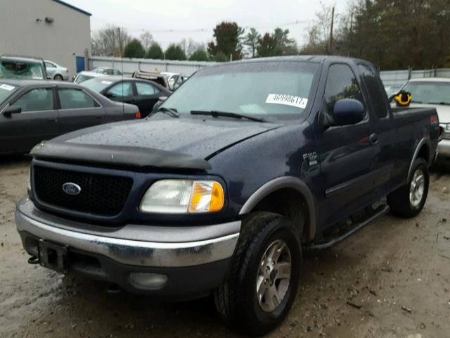 1FTRX18L03NA26676 - 2003 FORD F150 BLUE photo 2