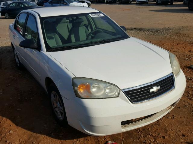 1G1ZS58F17F166048 - 2007 CHEVROLET MALIBU LS WHITE photo 1