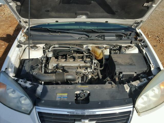 1G1ZS58F17F166048 - 2007 CHEVROLET MALIBU LS თეთრი ფოტო 7