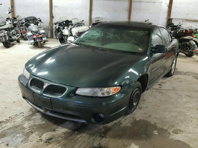 1G2WP52K91F232178 - 2001 PONTIAC GRAND PRIX GREEN photo 2
