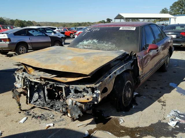 1G3HN52K2S4811262 - 1995 OLDSMOBILE 88 ROYALE BURGUNDY photo 2