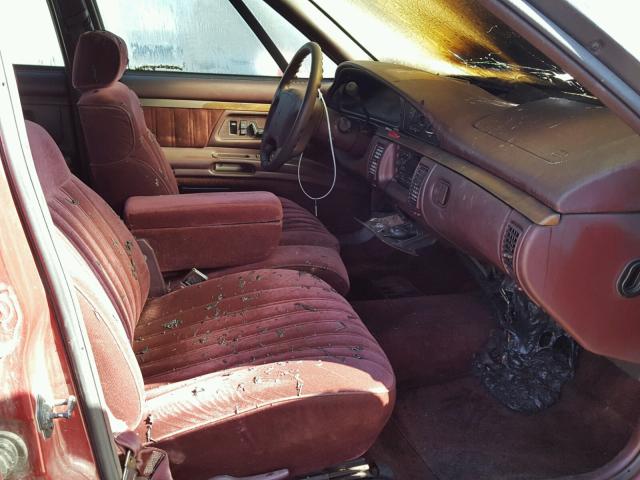 1G3HN52K2S4811262 - 1995 OLDSMOBILE 88 ROYALE BURGUNDY photo 5