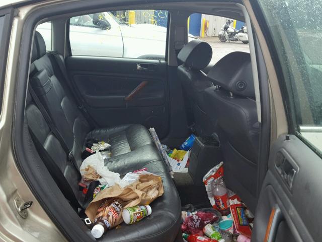 WVWTH63B14P251063 - 2004 VOLKSWAGEN PASSAT GLX TAN photo 6