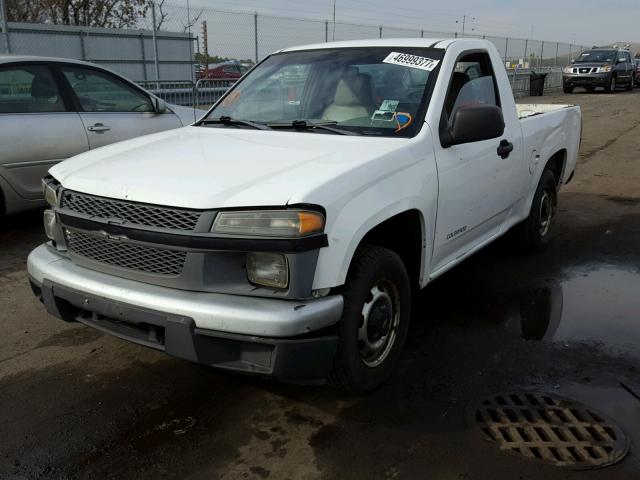 1GCCS146358275124 - 2005 CHEVROLET COLORADO WHITE photo 2