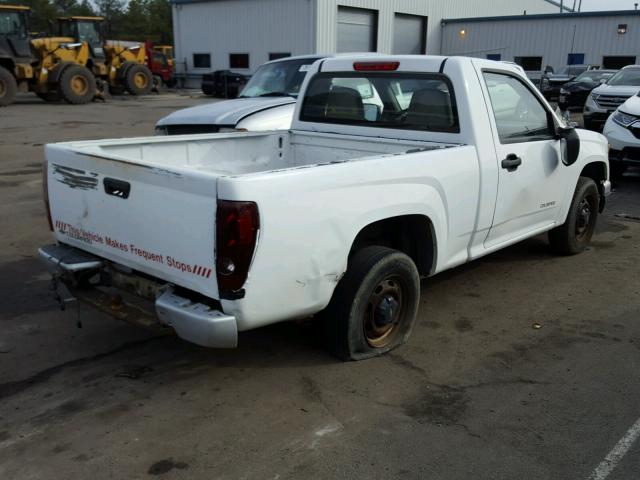 1GCCS146358275124 - 2005 CHEVROLET COLORADO WHITE photo 4