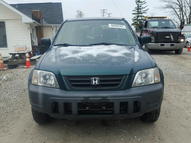 JHLRD1868XC016839 - 1999 HONDA CR-V EX GREEN photo 9