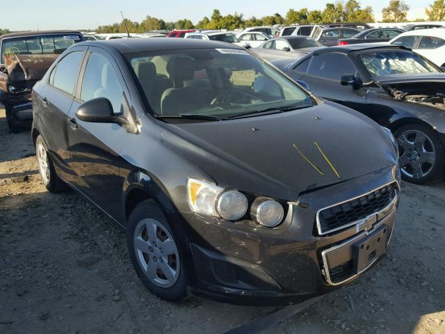 1G1JA5SH6D4173577 - 2013 CHEVROLET SONIC LS BLACK photo 1