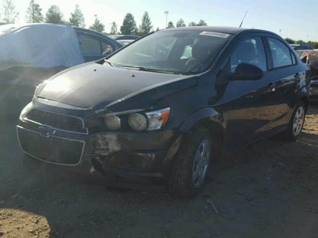 1G1JA5SH6D4173577 - 2013 CHEVROLET SONIC LS BLACK photo 2
