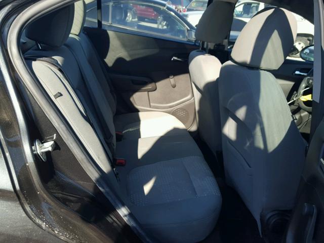 1G1JA5SH6D4173577 - 2013 CHEVROLET SONIC LS BLACK photo 6