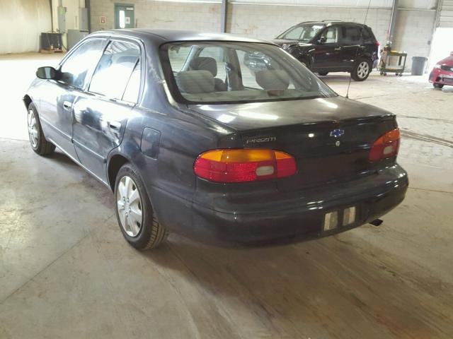 1Y1SK52851Z428707 - 2001 CHEVROLET GEO PRIZM BLACK photo 3