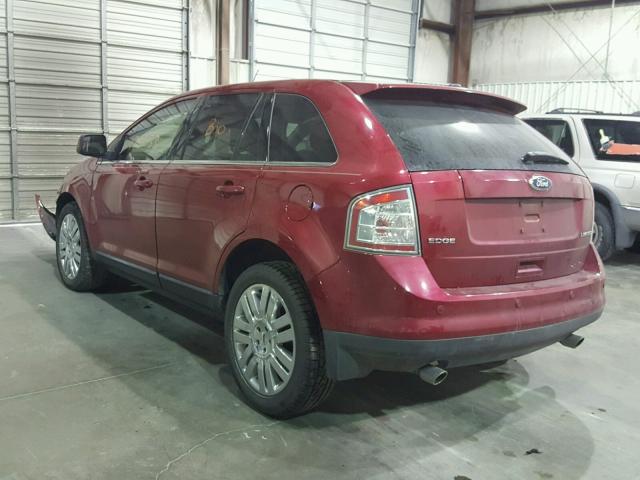 2FMDK3KC1ABB25377 - 2010 FORD EDGE LIMIT RED photo 3