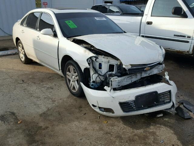 2G1WC583389206694 - 2008 CHEVROLET IMPALA LT WHITE photo 1