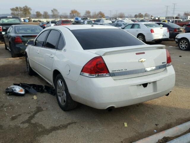 2G1WC583389206694 - 2008 CHEVROLET IMPALA LT WHITE photo 3