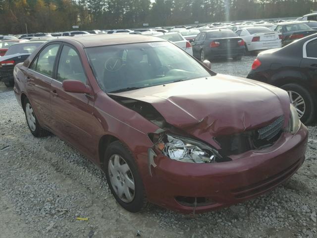 4T1BE32K24U261831 - 2004 TOYOTA CAMRY LE BURGUNDY photo 1