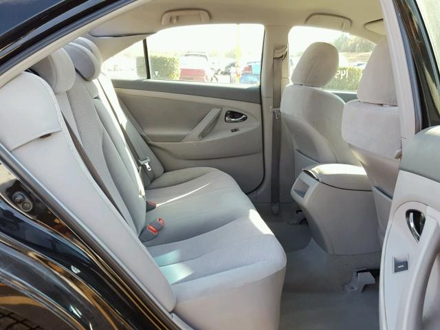 4T4BF3EK1BR134788 - 2011 TOYOTA CAMRY BASE BLACK photo 6