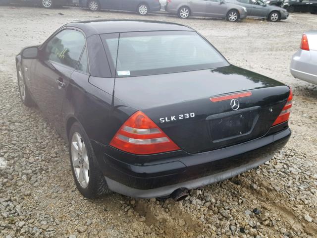 WDBKK47F8XF140131 - 1999 MERCEDES-BENZ SLK 230 KO BLACK photo 3