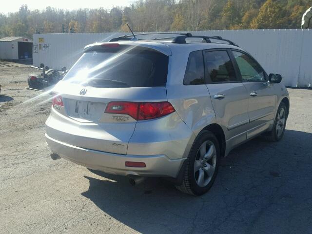 5J8TB18599A003355 - 2009 ACURA RDX SILVER photo 4