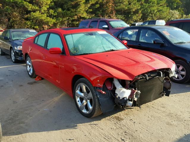 2C3CDXHG4DH574313 - 2013 DODGE CHARGER SX RED photo 1