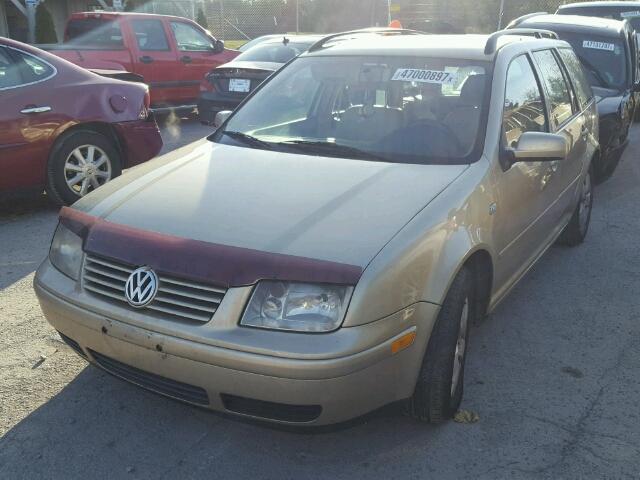 WVWSP21J13W462186 - 2003 VOLKSWAGEN JETTA GLS GOLD photo 2