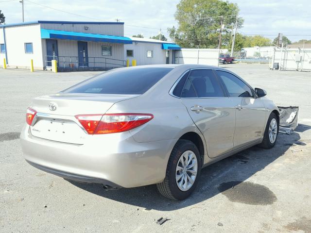 4T4BF1FK4FR508724 - 2015 TOYOTA CAMRY LE SILVER photo 4