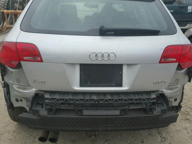 WAUHF78P87A128239 - 2007 AUDI A3 2 SILVER photo 9