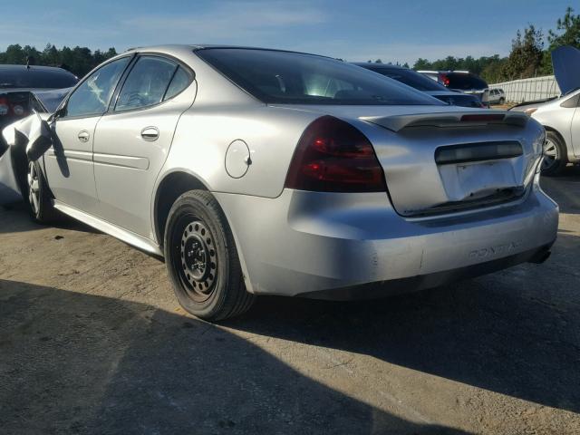 2G2WP522251228535 - 2005 PONTIAC GRAND PRIX SILVER photo 3