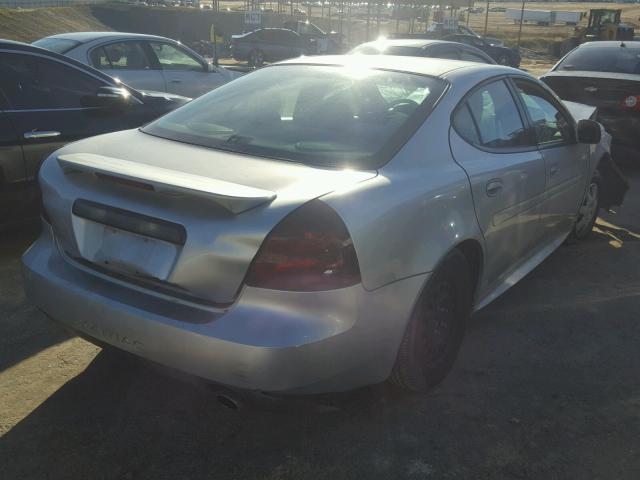 2G2WP522251228535 - 2005 PONTIAC GRAND PRIX SILVER photo 4