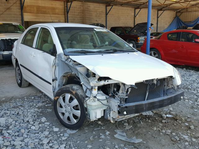 2T1BR32E15C458555 - 2005 TOYOTA COROLLA CE WHITE photo 1