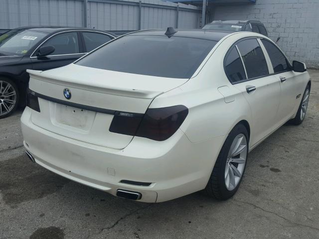 WBAKA83569CY34617 - 2009 BMW 750 I WHITE photo 4